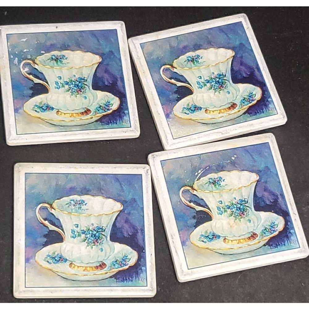 Barbera Mock teacup coasters 